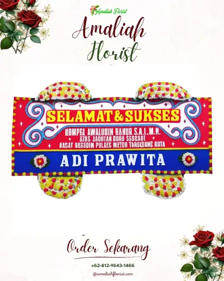 Papan Bunga Ucapan Selamat Seri Kembang Iii
